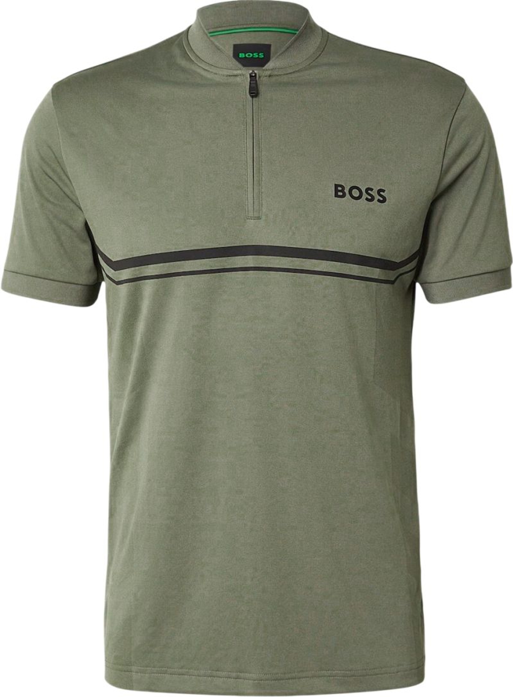 Мужское теннисное поло BOSS TOC Spin Bodymapp — dark beige