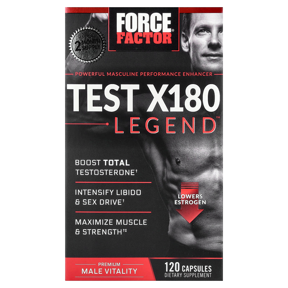 Force Factor, Test X180 Legend ™, 120 капсул