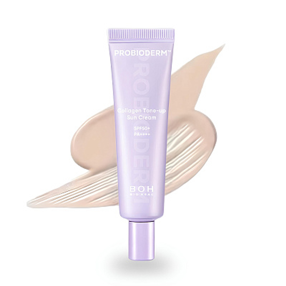 Bioheal BOH Probioderm Collagen Tone Up Sun Cream SPF50+ PA++++ тонирующий солнцезащитный крем