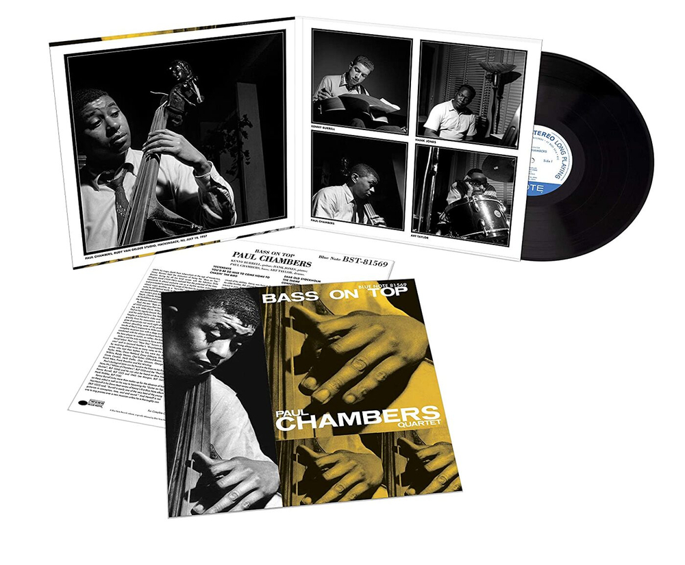 Paul Chambers Quartet — Bass On Top (LP)