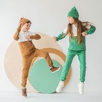 Худи с капюшоном "Мята" облегченное подростковое