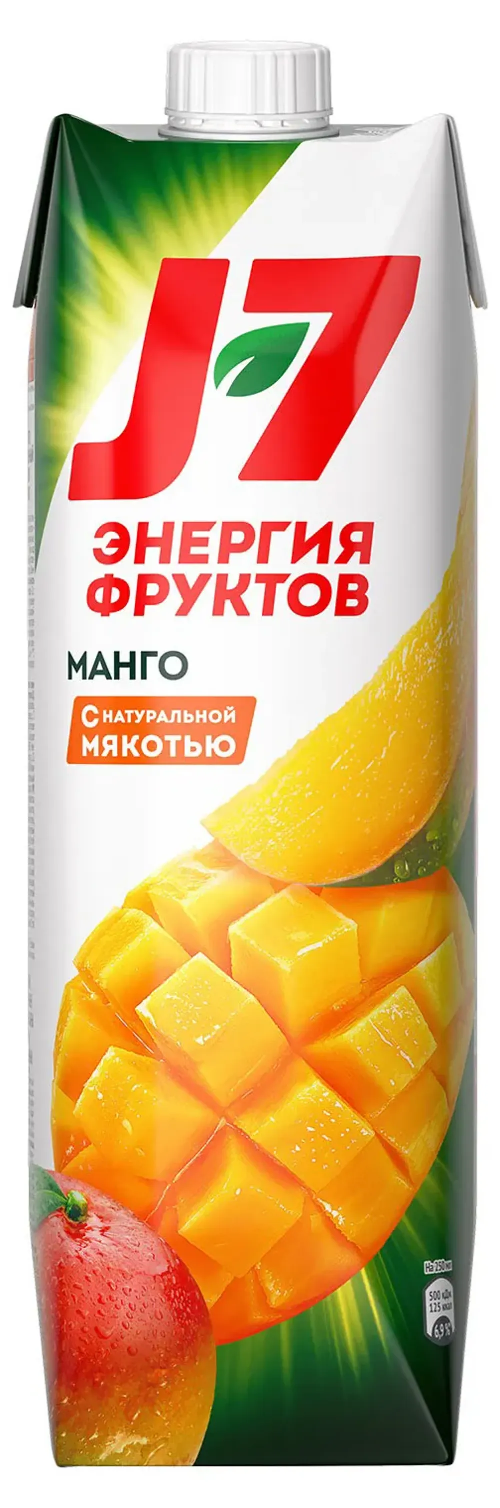 0,97Л НЕКТАР J7 МАНГО С МЯКОТЬЮ ТЕТ