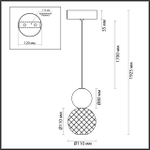 5008/7L ODL Подвес LED 7Вт 4000К 220В IP20 L-VISION