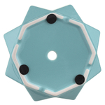Горшок цветочный rhombus, 12,5 см, голубой
