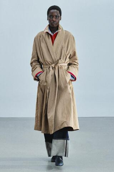 ДЛИННЫЙ ТРЕНЧ С ПОЯСОМ — ZW COLLECTION — ZARA