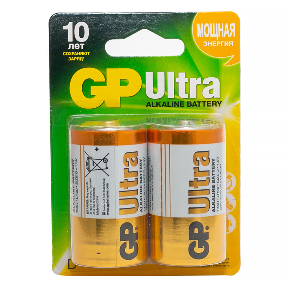 Батарейка LR20 GP Ultra 1 шт.