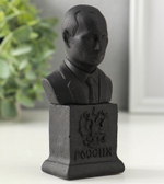 Бюст Путин В. В. гипсовый, 12×6 см, графит