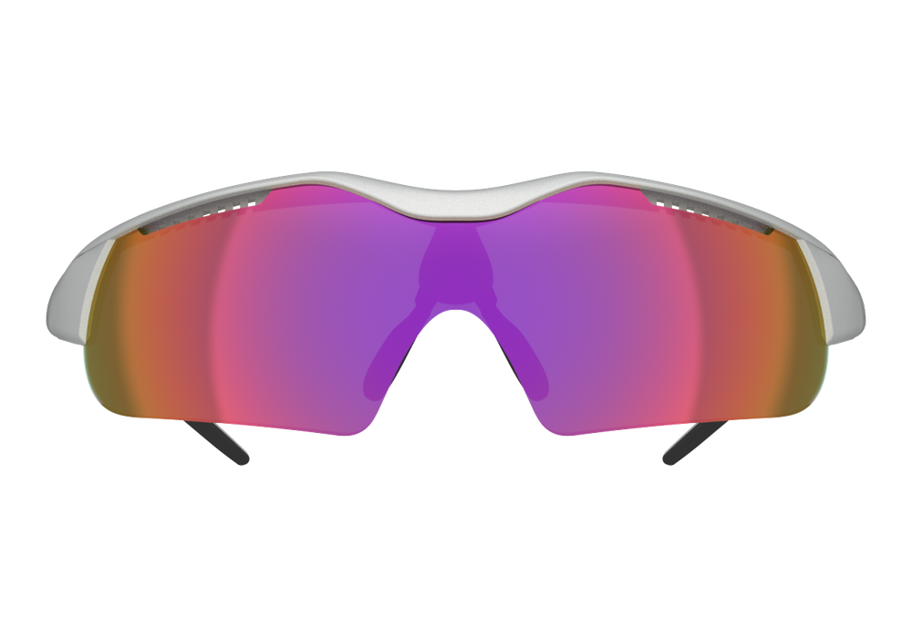 Спортивные очки 720armour Hitman / Matte Silver / Red Lens