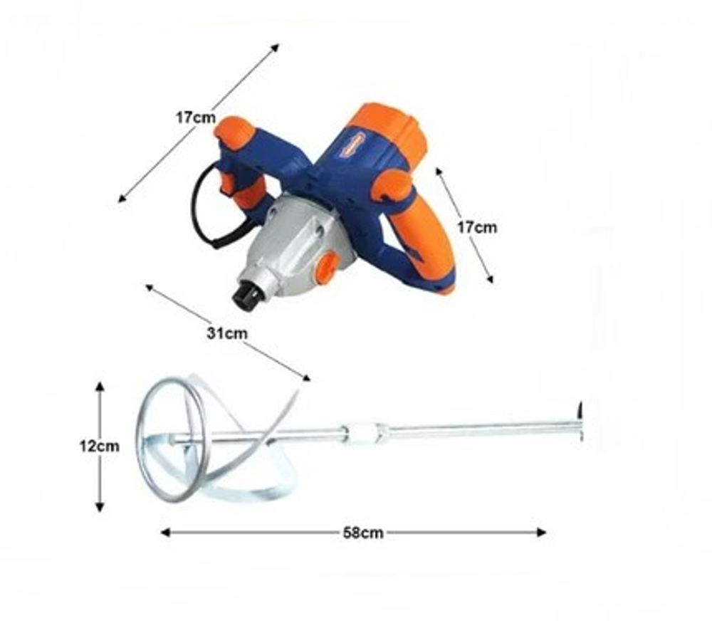 Миксер строительный WADFOW WMX151201 1200 Вт
