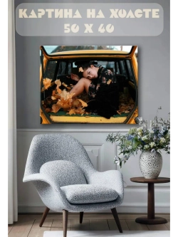 Картина на стену 40 X 50 Девушка