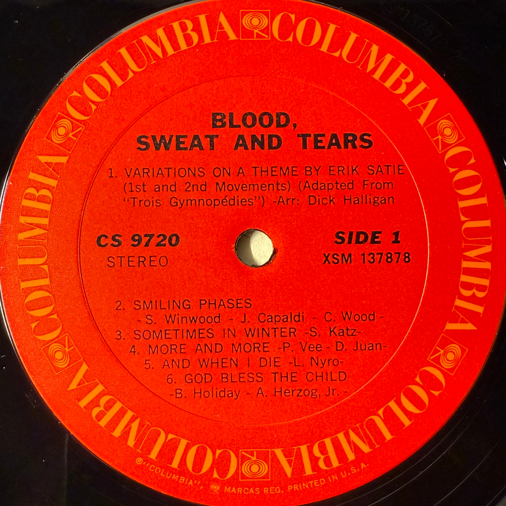 Blood, Sweat And Tears ‎– Blood, Sweat And Tears (США 1973г.)