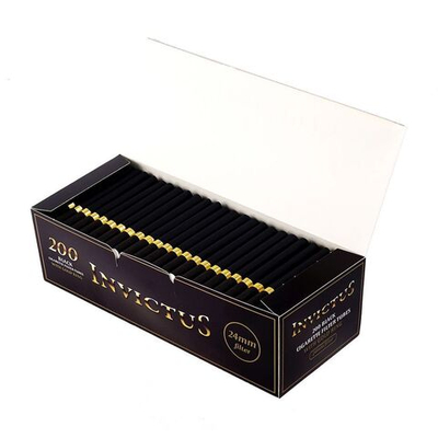 Гильзы для сигарет "Invictus" Black Extra Long 24mm Filter 200шт