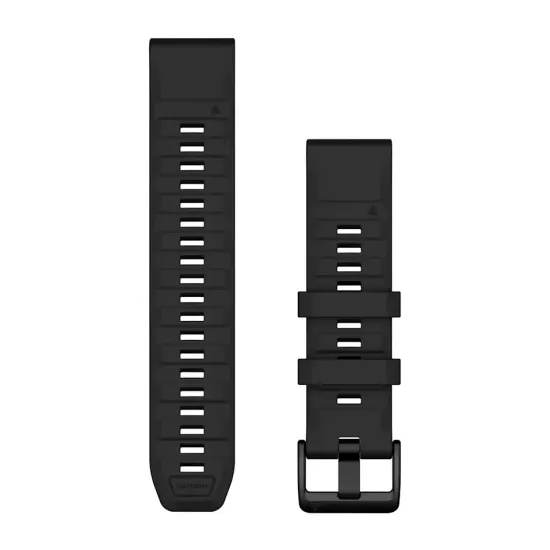 Ремешок Garmin Fenix QuickFit 22 мм, черный силикон, 010-13392-02