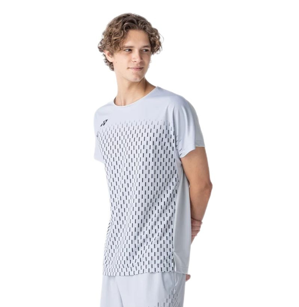 Мужская теннисная футболка Yonex Crew Neck - silver grey