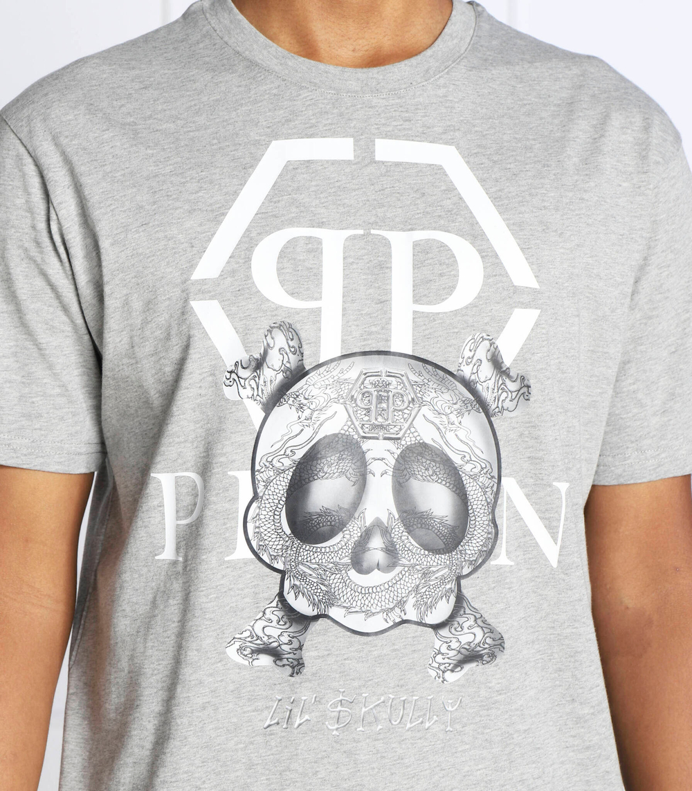 футболка Philipp Plein - серый(MTK5682 PJY002N)