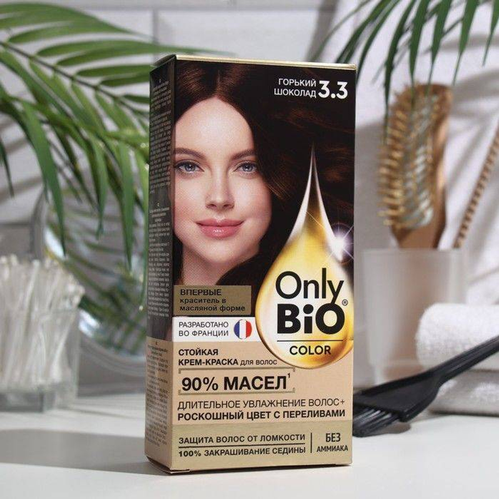Only Bio COLOR к/краска д/в 3,3 Горький шоколад 115мл *15