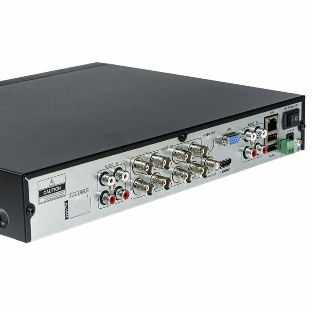 Видеорегистратор SARMATT "DSR-825-Real", гибридный, 8 каналов, 5 MP, AHD, TVI, CVI