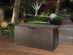 Пластиковый сундук Keter Hollywood 270 л brown