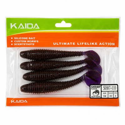Набор силиконов KAIDA SH07-110 11см 4шт COL013 №11