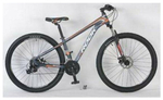 Горный велосипед Rook MА261D 26" (Рама: one size (Рост: 150-180 см), цвет: серый/оранжевый)
