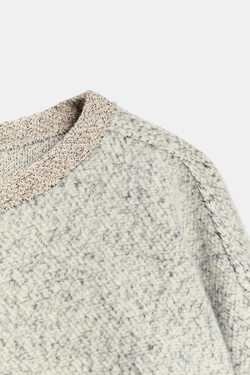 ZARA МЯГКАЯ ТОЛСТОВКА, СЕРЫЙ МЕЛАНЖ