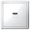 Розетка HDMI Systeme Electric ArtGallery Белый GAL000180