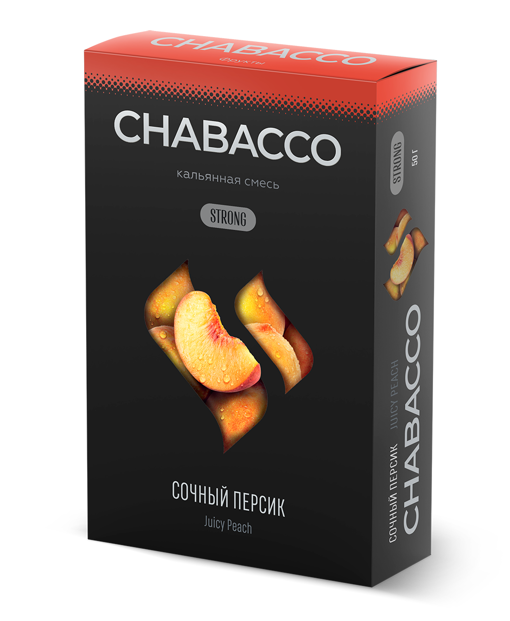 Chabacco Strong - Juicy Peach (50г)
