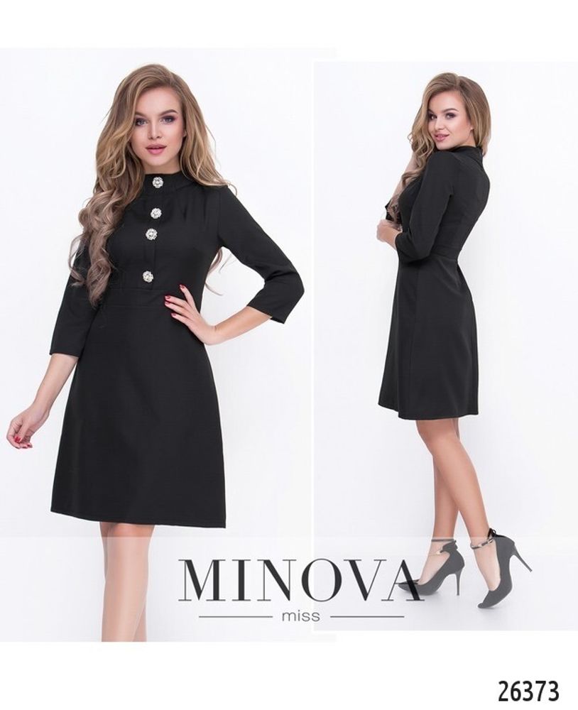 Платье 8594-черный Minova Платье 8594-черный Minova