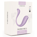 Сиреневое интерактивное виброяйцо Svakom Phoenix Neo 2 Interactive App-controlled Egg Vibrator With External Light S94P-PL