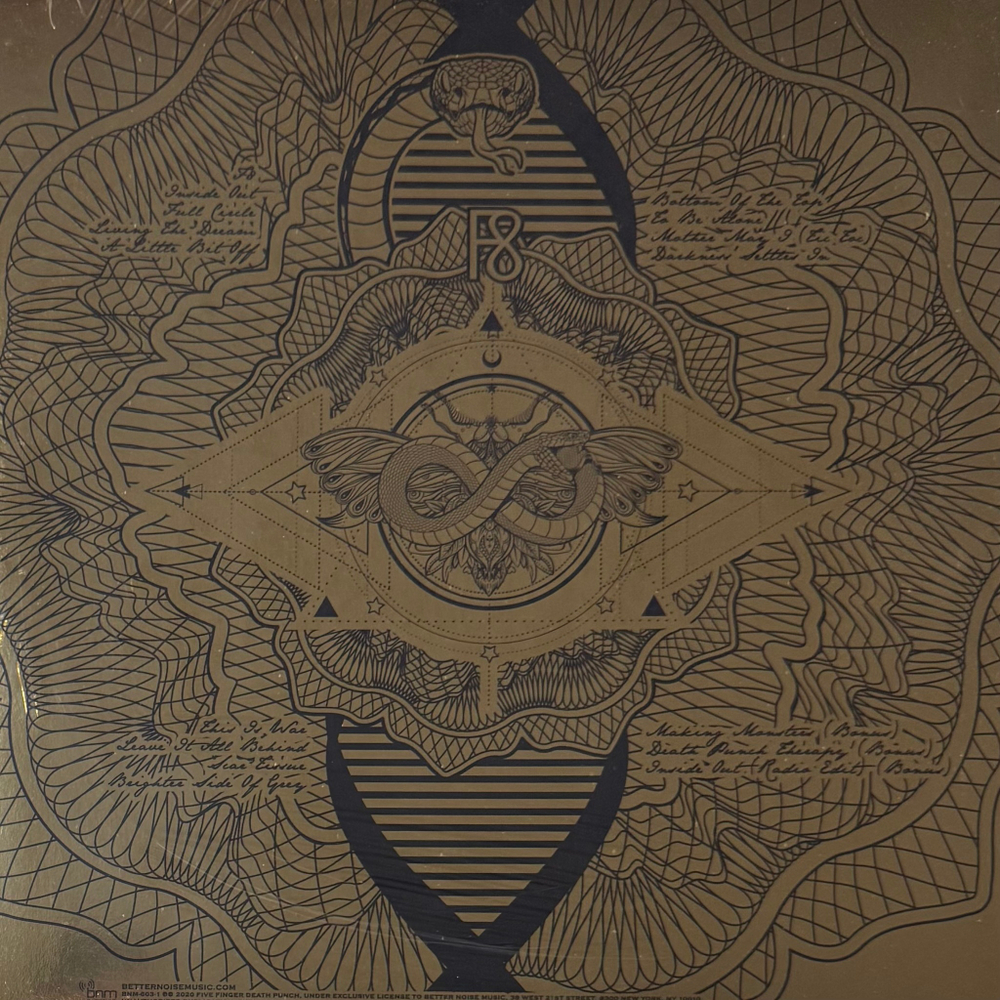 Five Finger Death Punch ‎– F8 2LP (Германия 2023г.) Gold