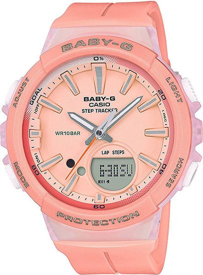 Наручные часы Casio Baby-G BGS-100-4A с шагомером