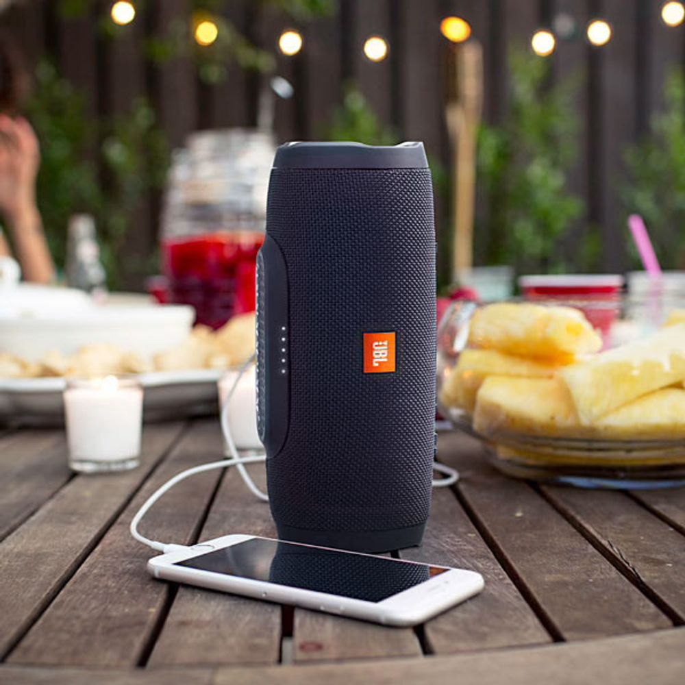 Портативная колонка JBL Charge 3 Black - 5