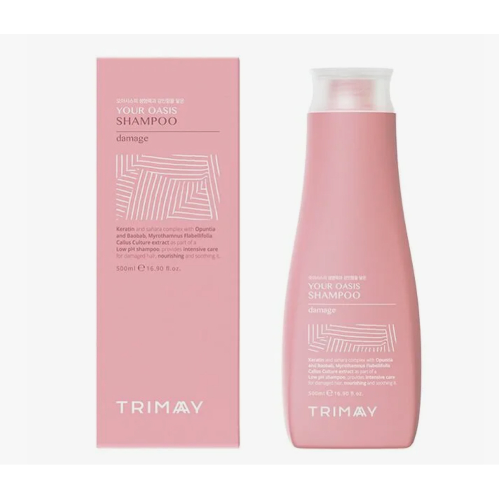 Безсульфатный шампунь для поврежденных волос Trimay Your Oasis Shampoo Damage 500 мл
