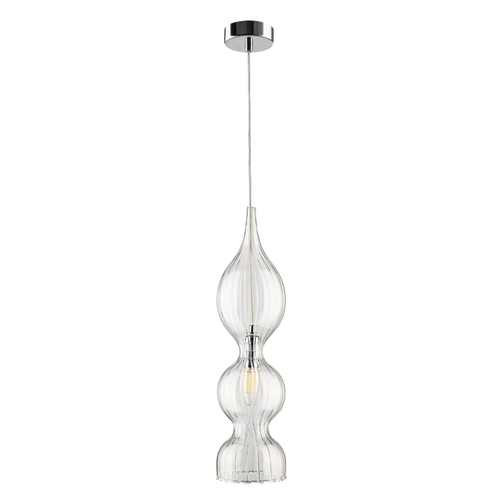 Светильник подвесной Crystal Lux IRIS SP1 B TRANSPARENT