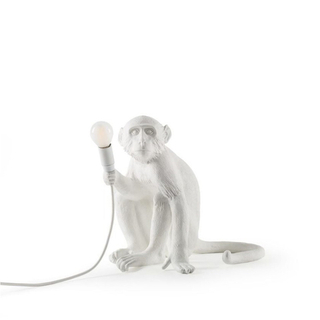 Настольный дизайнерский светильник  Monkey от Seletti (белый)
