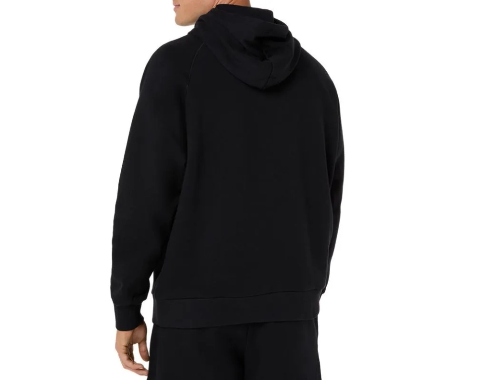 Мужская теннисная кофта Asics Logo Fleece Hoodie - performance black