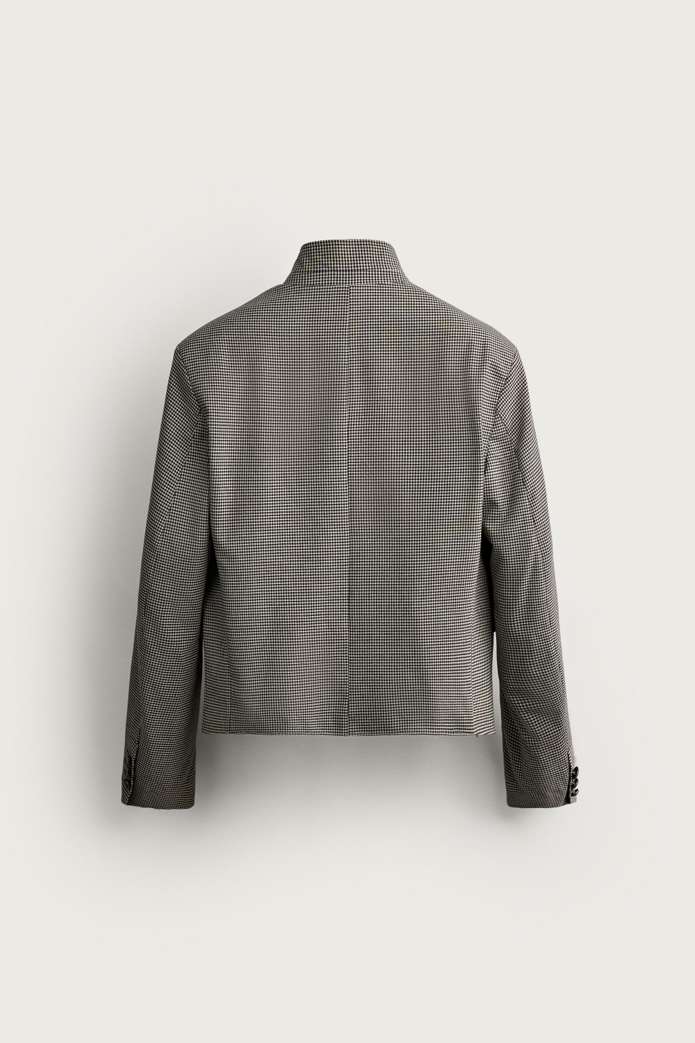 УКОРОЧЕННЫЙ БЛЕЙЗЕР В КЛЕТКУ — ZARA