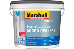 Краска для стен и потолков латексная Marshall Export-7 матовая база BW
