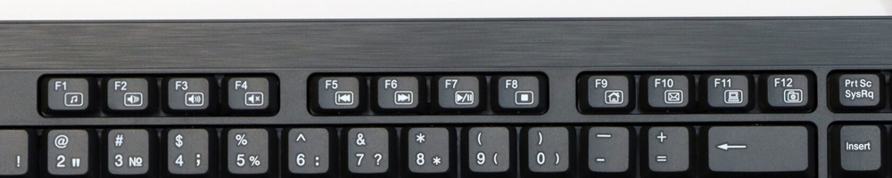 Клавиатура проводная BaseTech KB101, черный, Retail, мембранная, 1.4м (BT-KB101B)
