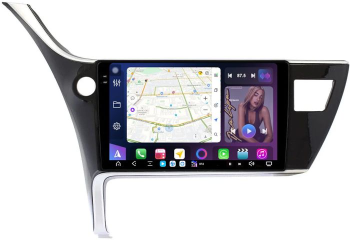 Магнитола для Toyota Corolla E180 2016-2019 (Китай) - FarCar S500-TS20 монитор 10.36" 2K QLED на Android 14, Быстрейшая, CarPlay, 4G SIM-слот