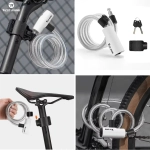 Замок велосипедный тросовый West biking, YP0705102