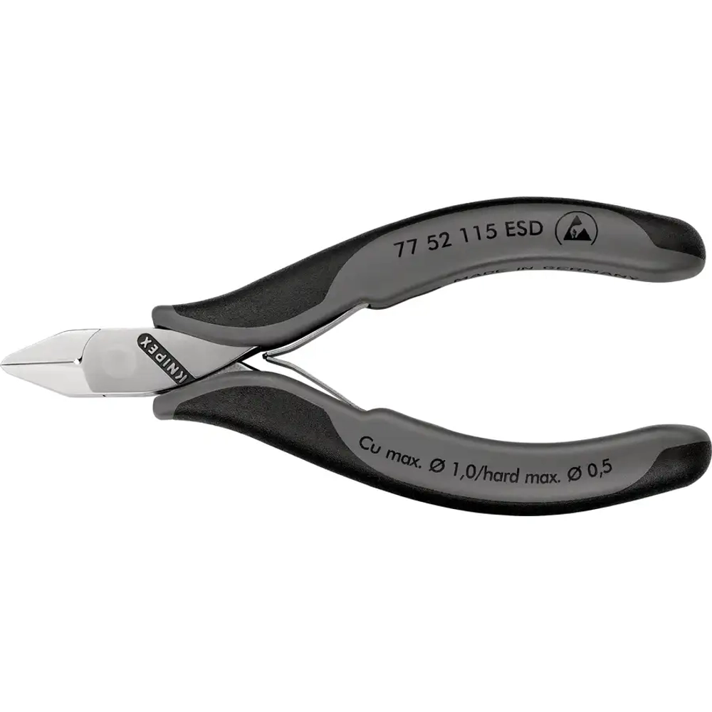 Кусачки боковые для электроники антистатические 115 мм Knipex 77 52 115 ESD