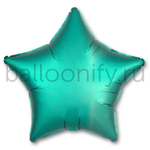 Фольгированная фигура, звезда, 19"/48СМ Сатин Jade