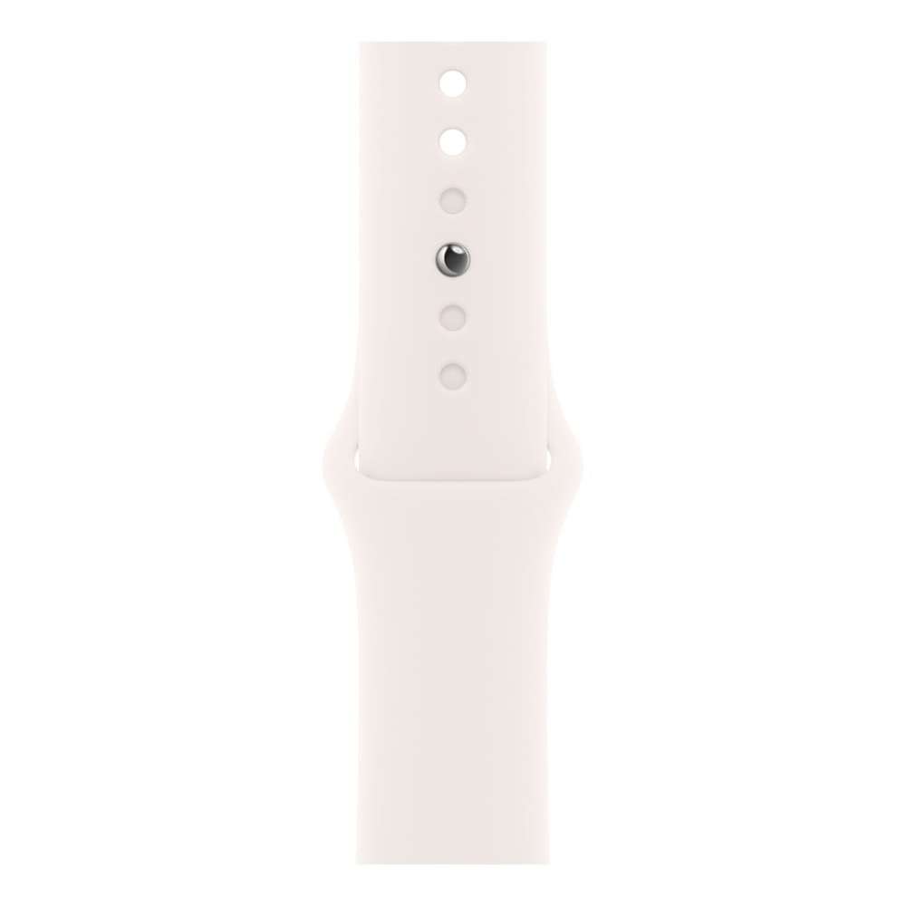 Apple Watch Series 10, 42 мм корпус из алюминия цвета «Rose Gold», ремешок Sport Band размера M/L цвета «Light Blush»