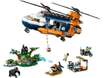 Конструктор LEGO City 60437 Вертолёт-исследователь джунглей в базовом лагере