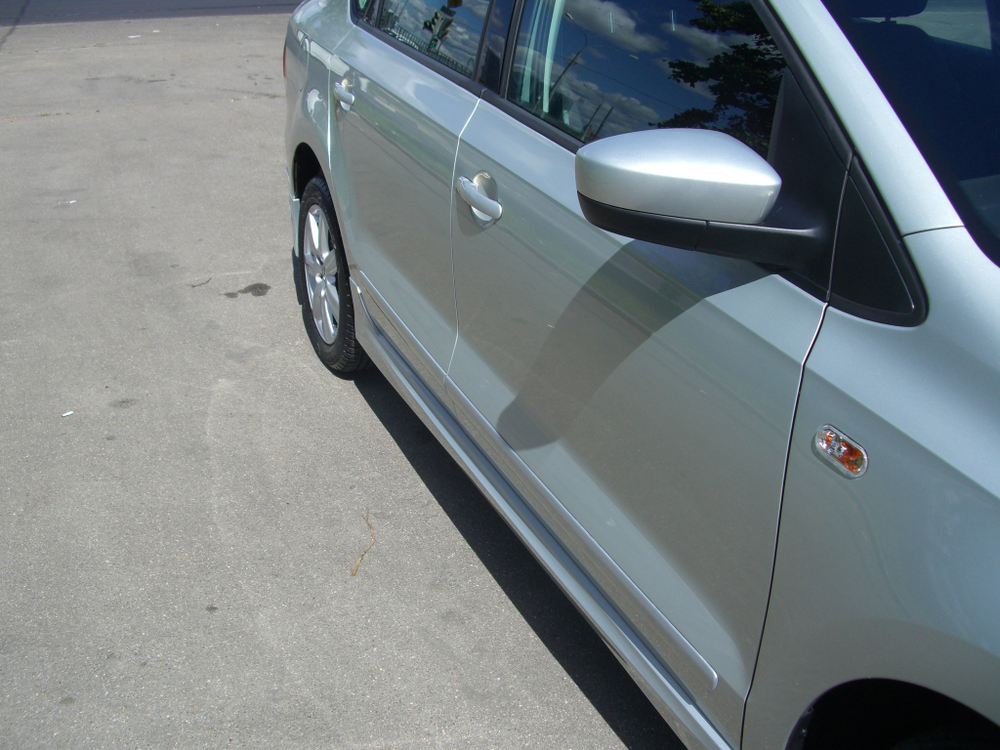 Накладки на пороги Volkswagen Polo 2010-2020