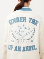 БОМБЕР «UNDER THE WINGS» МОЛОЧНЫЙ