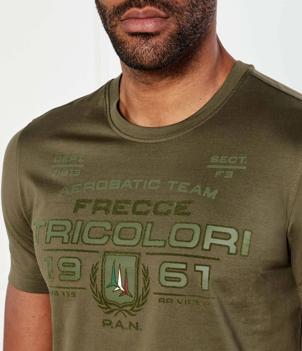 Футболка Aeronautica Militare - оливковый(TS2423J682)