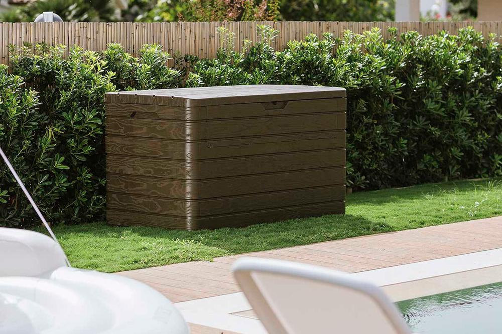 Пластиковый сундук Toomax Dolomiti 970 л brown