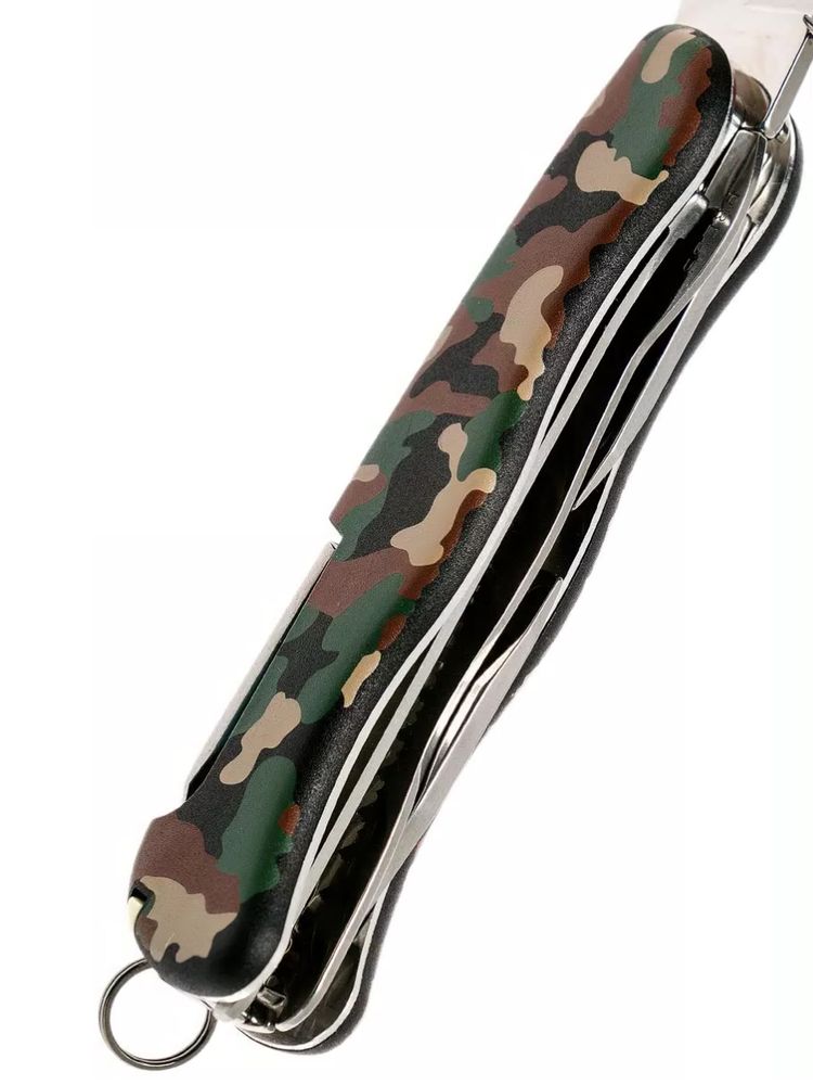 Нож перочинный VICTORINOX Trailmaster One Hand, 111 мм, 12 функций, с фиксатором лезвия, камуфляж